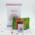 Traktatie vanille wafel + rozijntjes met thema naar keuze, Ophalen of Verzenden, Nieuw, Feestartikel, Verjaardag