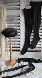 oude zwarte (rouw)kousen *Marries*, Antiek en Kunst, Verzenden