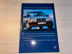 Folder Mercedes-Benz 190-serie W201 (190E, 190D) 1988, Ophalen of Verzenden, Zo goed als nieuw, Mercedes