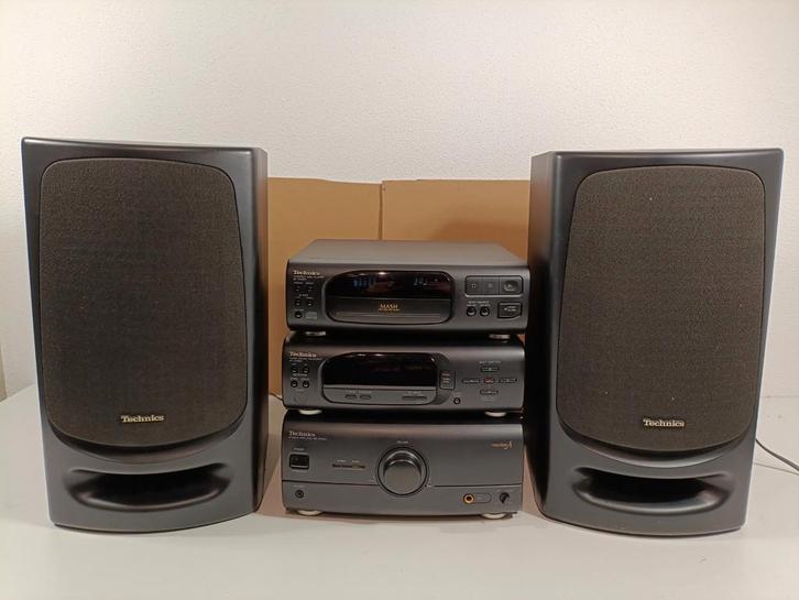 Technics SB-CH404 Stereo Set - Getest en Werkend!, Audio, Tv en Foto, Stereo-sets, Gebruikt, Cd-speler, Tuner of Radio, Speakers