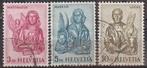Zwitserland 1961 Houtsnijwerk, Postzegels en Munten, Verzenden, Gestempeld