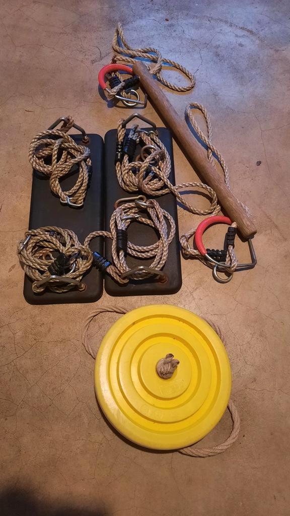 Schommelzitjes, Duikelstang, Schotel, Kinderen en Baby's, Speelgoed | Buiten | Speeltoestellen, Gebruikt, Schommel, Aanbouwonderdeel