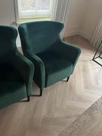 2 groene fauteuils zeer goede staat, Huis en Inrichting, Ophalen, 75 tot 100 cm, Zo goed als nieuw, Stof