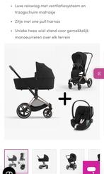 Cybex kinderwagen 3-in-1 met reiswieg, Cybex autostoel + zak, Kinderen en Baby's, Kinderwagens en Combinaties, Verstelbare duwstang