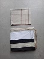 Eenpersoons Dekbedovertrek - Beige/Zwart, Eenpersoons, Beige, Dekbedovertrek, Ophalen of Verzenden