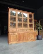 Hoge Buffetkast | Servieskast | Teak Vitrinekast #2182, Niet ingevuld, 200 cm of meer, Niet ingevuld, Ophalen of Verzenden