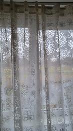 Ikea Vitrage met roede tot 4m - Compleet, 100 tot 150 cm, 200 cm of meer, Crème, Ophalen of Verzenden