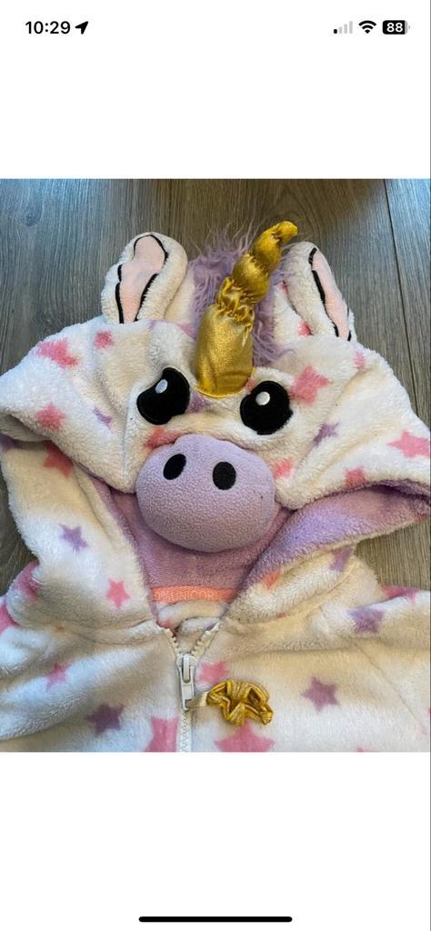 Unicorn Onesie - Maat S, Kleding | Dames, Huispakken, Zo goed als nieuw, Maat 36 (S), Wit, Ophalen of Verzenden