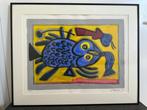 Kunstwerk Corneille - Poisson surréaliste, Antiek en Kunst, Ophalen
