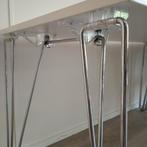 Tafels, wit, inklapbaar, Huis en Inrichting, Ophalen, Gebruikt, 50 tot 100 cm, 150 tot 200 cm