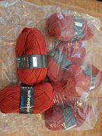 6x Scheepjeswol rood 300+ gram., Hobby en Vrije tijd, Breien en Haken, Scheepjeswol, Ophalen of Verzenden, Wol of Garen, .