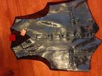 Heren Gilet blauwe pailletten- maat S - nieuw, Ophalen of Verzenden, Nieuw, Blauw