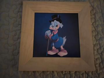 Dagobert Duck Schilderij Lijst - Kinderkamer Decoratie beschikbaar voor biedingen
