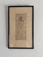 Oude portret tekening uit 1963, Ophalen of Verzenden