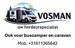 Campers en caravans plissé hordeur reparatie, Ophalen