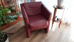 Vintage Lederen Fauteuil, Huis en Inrichting, Fauteuils, Ophalen of Verzenden