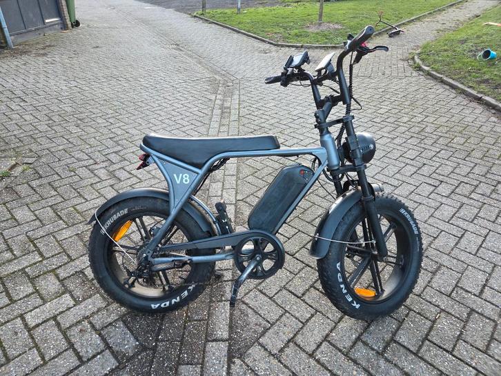 Fatbike V8 CrossBoss 3.0 Grey Special Edition, Fietsen en Brommers, Elektrische fietsen, Gebruikt, Overige merken, 59 cm of meer