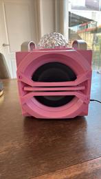 Disco Party Speaker met disco ledlamp - Roze | Wonky Monkey, Ophalen, Zo goed als nieuw