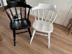 Cafe stoelen - set van 2, Ophalen, Gebruikt, Twee, Zwart