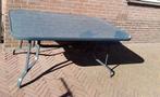 Tuintafel antraciet glasplaat, Tuin en Terras, Tuintafels, Ophalen, Gebruikt, Rechthoekig
