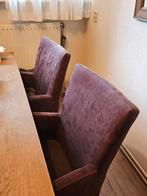 eetkamerstoelen, Huis en Inrichting, Stoelen, Ophalen, Gebruikt, Twee, Bruin