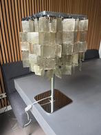 Olijfgroene Tafellamp, Ophalen, Zo goed als nieuw, Metaal, Minder dan 100 cm