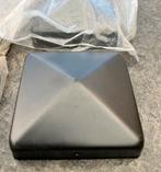 Paalkappen 4 stuks zwart, Tuin en Terras, Ophalen of Verzenden, Nieuw, IJzer, Tuinhek