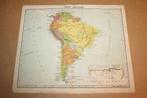 Antieke kaart - Zuid-Amerika / Suriname  - Circa 1865 !!, Boeken, Atlassen en Landkaarten, Nieuw, Ophalen of Verzenden