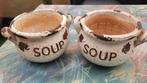 2 decoratieve "soup"- bakken, Ophalen of Verzenden, Gebruikt, Rechthoekig, Overige materialen