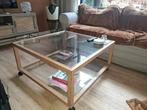 Salontafel glas, Huis en Inrichting, Tafels | Salontafels, Ophalen, Gebruikt, 50 tot 100 cm, 50 tot 100 cm