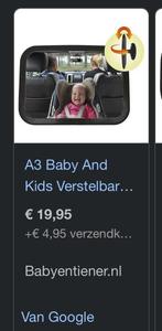 Baby Autospiegel - Verstelbaar, Ophalen of Verzenden, Nieuw, Overige merken, Overige methoden