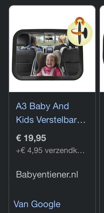 Baby Autospiegel - Verstelbaar beschikbaar voor biedingen