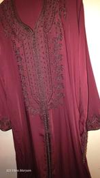 Prachtige Marokkaanse jurk bordeaux maat L-XXL, Kleding | Dames, Jurken, Ophalen of Verzenden, Zo goed als nieuw, Maat 42/44 (L)