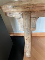 Oude Houten Bank Tafel, Ophalen of Verzenden