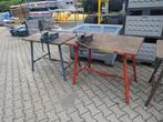 inklapbare werkbank werktafel met heuer bankschroef, Doe-het-zelf en Verbouw, Werkbanken, Ophalen, Gebruikt, 70 tot 120 cm, Zandhaarweg