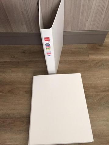 Esselte 14449 + 14452 2 rings ringband map wit NIEUW beschikbaar voor biedingen