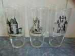 3 Longdrink glazen van Zierikzee, Kampen en Bergen op Zoom., Huis en Inrichting, Keuken | Servies, Glas of Glazen, Ophalen of Verzenden