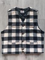Vintage 90s Levis Buffalo Plaid Check Flannel gilet XL, Kleding | Heren, Blauw, Maat 56/58 (XL), Ophalen of Verzenden, Gedragen