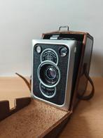 Vintage Zeiss Ikon camera film box incl. leren hoes, Verzamelen, Ophalen of Verzenden