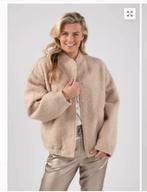 Nukus bomberjas, Kleding | Dames, Jassen | Winter, Beige, Ophalen of Verzenden, Zo goed als nieuw, Maat 34 (XS) of kleiner