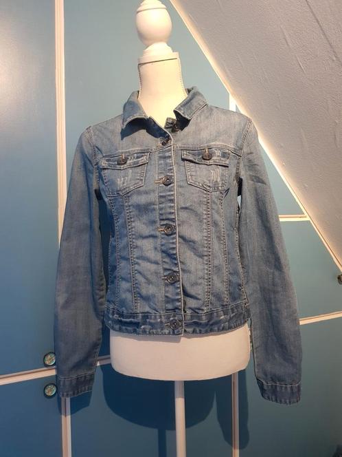 Spijkerjasje van Yessica (C&A), maat 36, Kleding | Dames, Jassen | Zomer, Gedragen, Maat 36 (S), Blauw, Ophalen of Verzenden