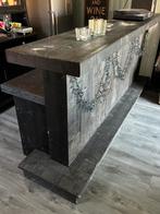 Bar van steigerhout zwart, Huis en Inrichting, Barren, Ophalen, Gebruikt