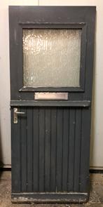 Hardhouten buitendeur, Doe-het-zelf en Verbouw, Deuren en Horren, Ophalen, Gebruikt, 80 tot 100 cm, Buitendeur