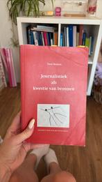 T. Rennen - Journalistiek als kwestie van bronnen, Ophalen of Verzenden, Zo goed als nieuw, T. Rennen
