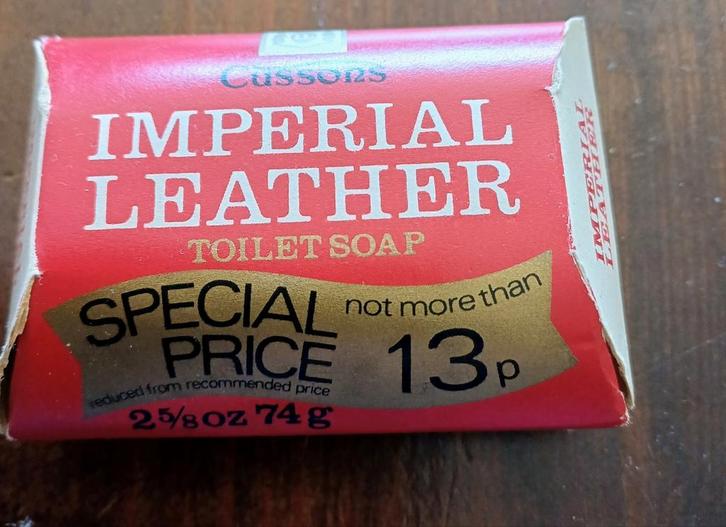 Vintage Cussons Imperial Leather Zeep, Verzamelen, Merken en Reclamevoorwerpen, Gebruikt, Gebruiksvoorwerp, Ophalen
