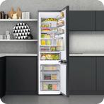 Samsung RB34C605CB1/EF Koel-vriescombinatie No-Frost, Witgoed en Apparatuur, Ophalen, 200 liter of meer, 160 cm of meer, Zo goed als nieuw