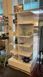 Witte display vakkenkast / stellingkast / winkel unit wielen, Ophalen, Gebruikt, -, -