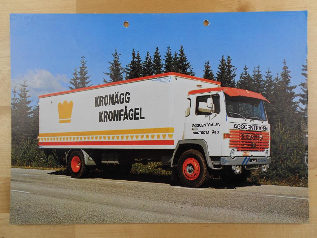 Scania LB80 4x2 1970 Technische Specificatie Brochure LB 80, Ophalen of Verzenden, Zo goed als nieuw, Overige merken, Scania