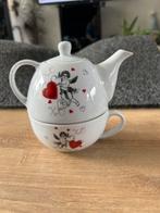 Klein theepotje + kop engel schattig, Huis en Inrichting, Keuken | Servies, Ophalen of Verzenden, Overige stijlen, Overige typen