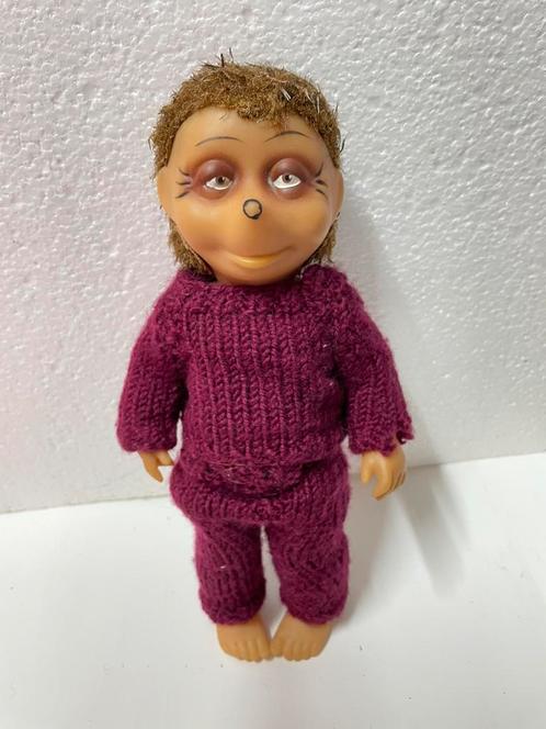 Antieke oude Beroemde Mecki de Egel zie omschrijving, Verzamelen, Poppen, Pop, Ophalen